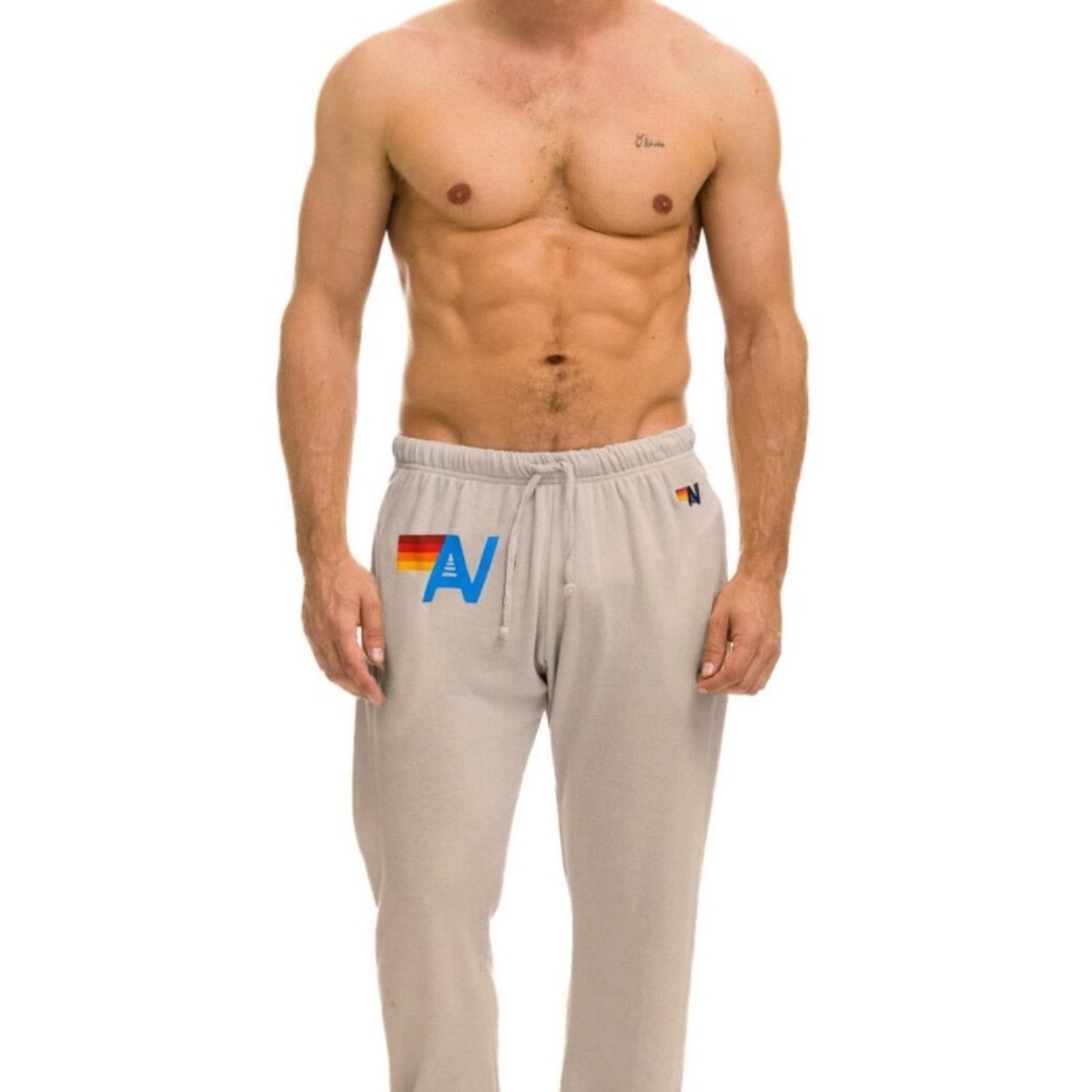 Men's Aviator Nation Logo Pants Sand color